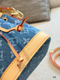 Nano Noé Monogram Denim