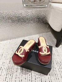Platform Slide Sandals
