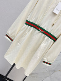 Hooded Jersey Dress