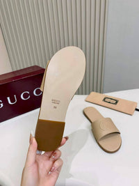 Interlocking Leather Sandals