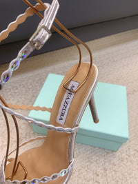 Tequila Embellished Leather Sandals