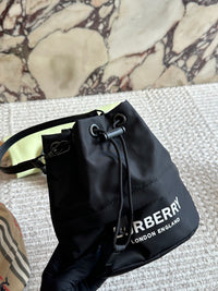 Icon Stripe Nylon Drawcord Pouch