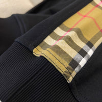 Vintage Check Panel Hoodie