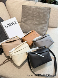 Leather Puzzle Edge Bag