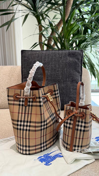 Check Bucket Bag