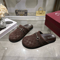26S Horsebit Suede Mules