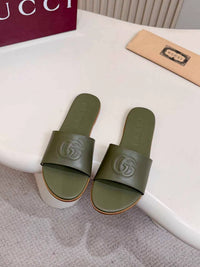 Interlocking Leather Sandals