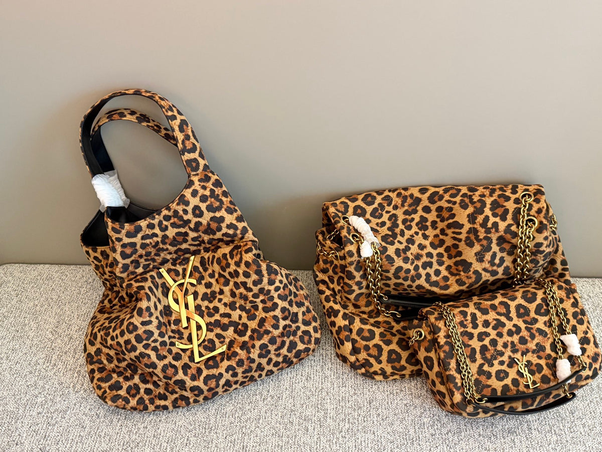 Icare Leopard Tote Bag