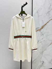 Hooded Jersey Dress