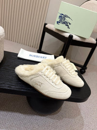 26S Shearling Knight Runner Mules