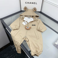 Teddy Hood Zip Romper