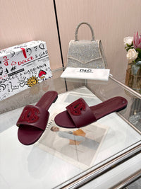 Bianca Leather Slides