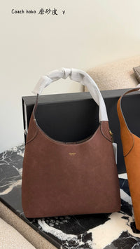 Suede Brooklyn Shoulder Bag