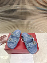 Canvas Slide Sandals