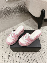 Platform Slide Sandals