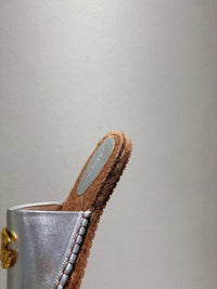 Nappa Leather Espadrille Sliders