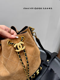 25A Suede Bucket Bag