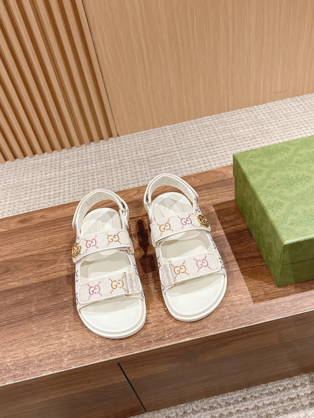 Monogram Sandals