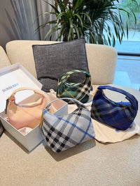Peg Check Shoulder Bag