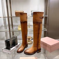 Leather Tall Riding Boots