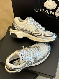 Logo Metallic Trainers