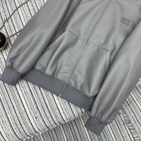 26S Nappa Leather Hoodie