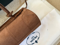 Soft Lux Suede Leather Shoulder Bag