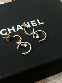 Moon Charm Earrings
