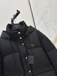 26S Re-Nylon Hooded Down Jacket