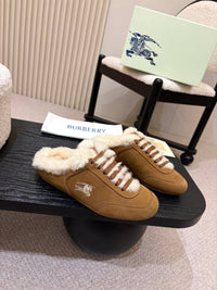 26S Shearling Knight Runner Mules