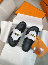 Black Rubber Slides