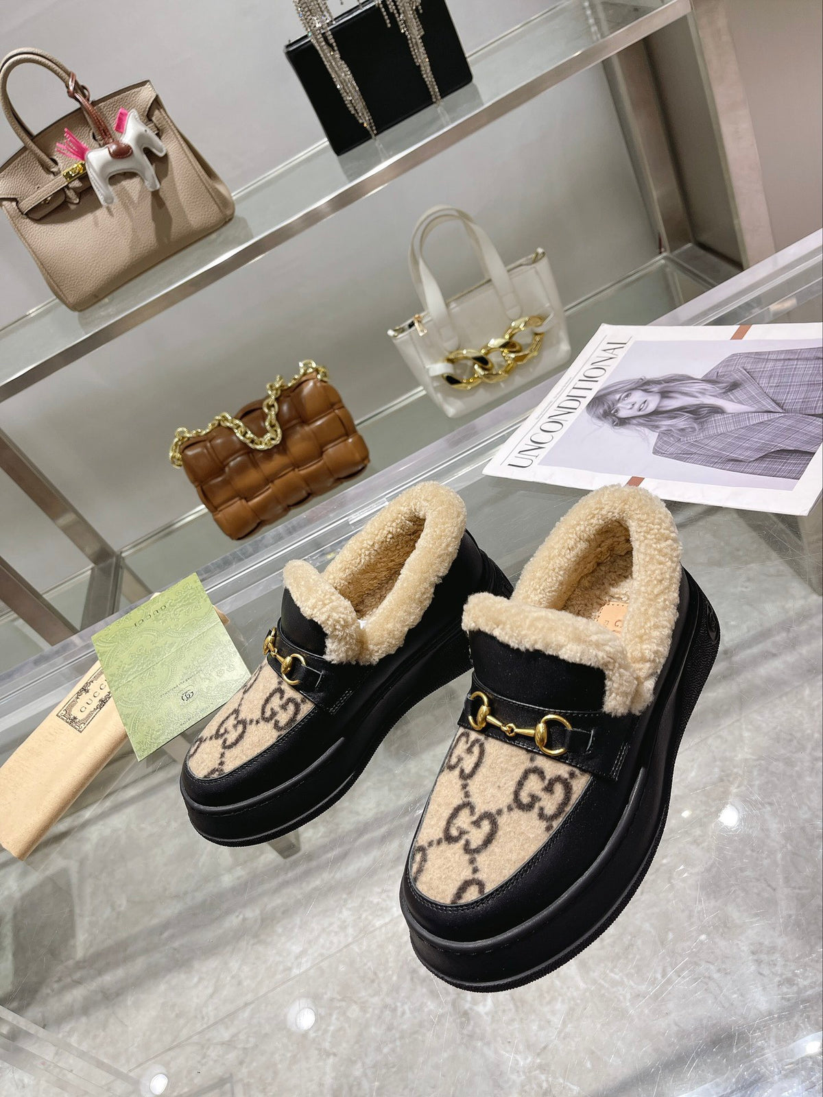 Platform Slip-On Loafers