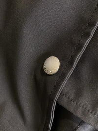 Drawstring Cropped Trench Jacket