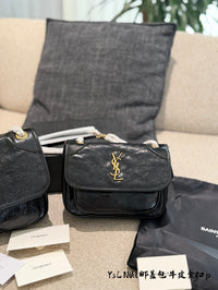 Niki Leather Bag Black