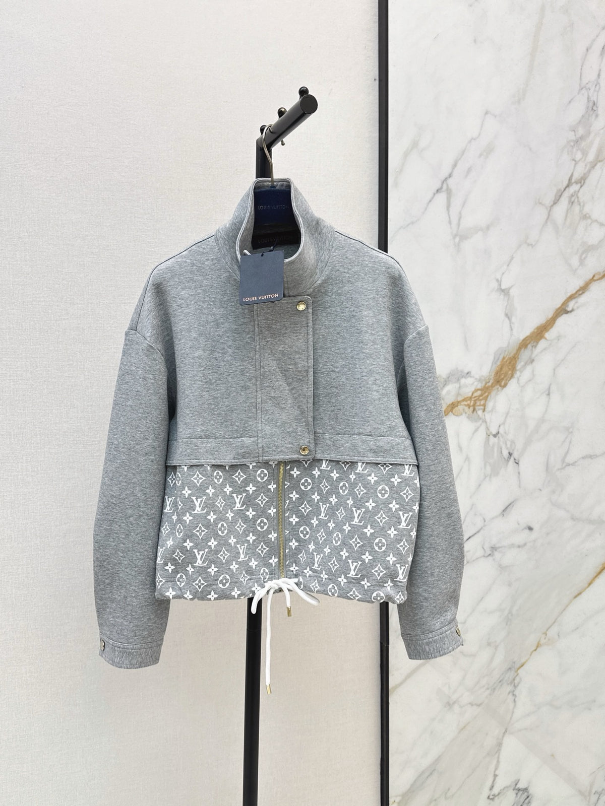 26S Monogram Accent Zip-Up Jacket