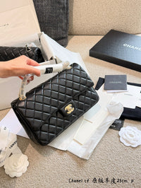25 Lambskin Flap Bag