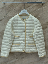 26S Braided Trim Short Down Jacket