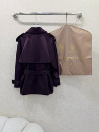 Short Belted Trench Coat