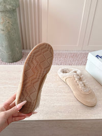 26S Shearling Knight Runner Mules