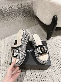 Platform Slide Sandals