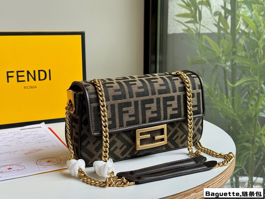 Baguette Chain Midi Bag