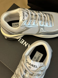 Logo Metallic Trainers