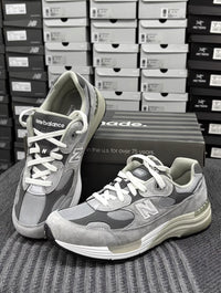 NB992 Grey Suede Mesh