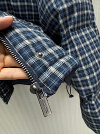 Reversible Checked Down Jacket