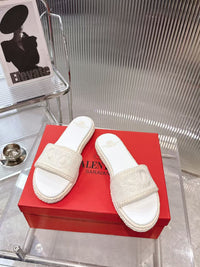 VLogo Espadrille Slides