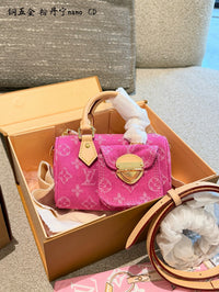 Nano Speedy Bag Denim Pink