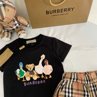 Duck Teddy Check Set