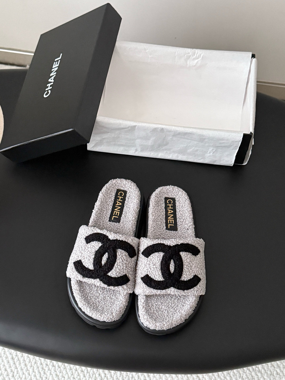 26K Plush Slide Sandals