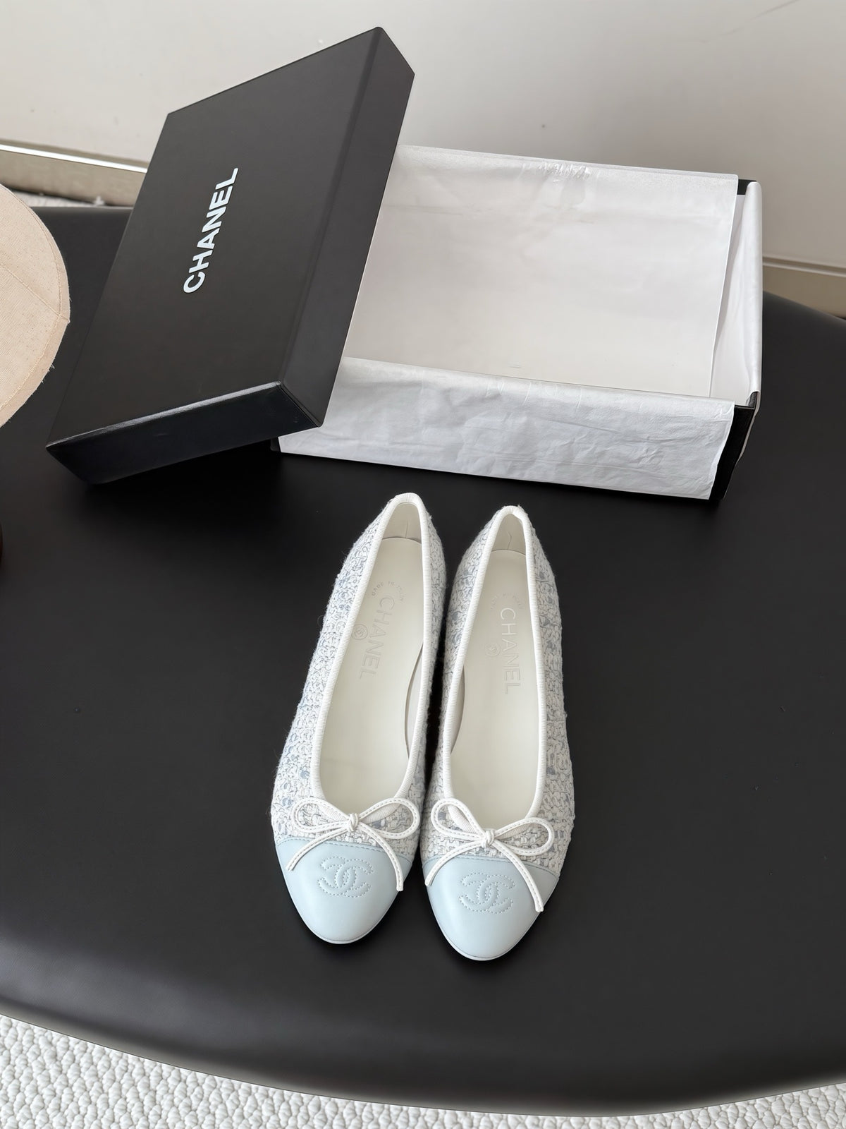 26S Tweed Ballet Flats