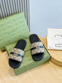 Monogram Slide Sandals